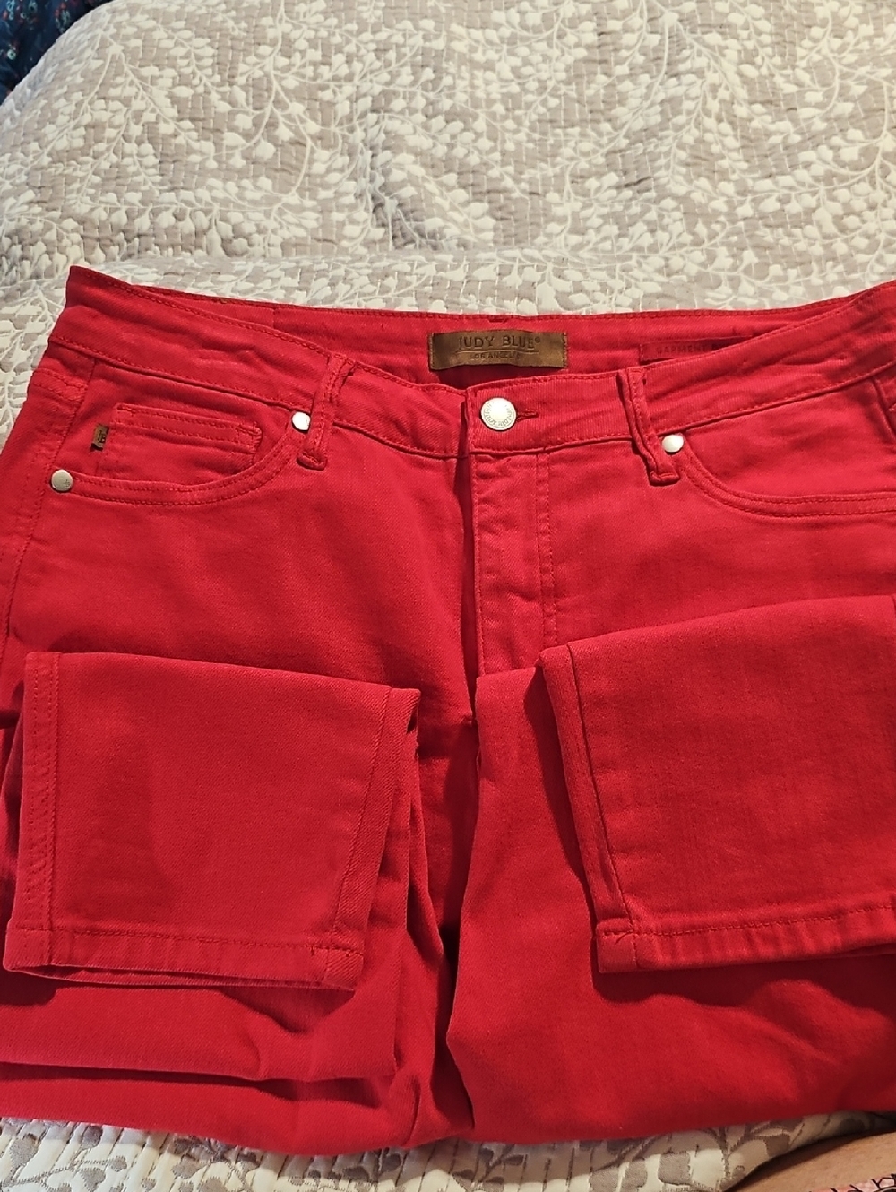 Judy Blue Bold Red Skinny Jeans